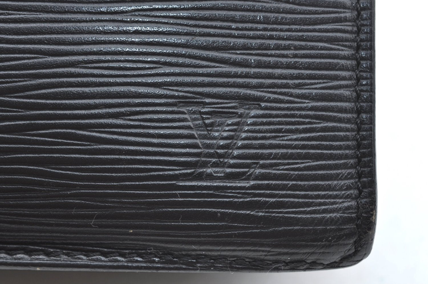 Authentic Louis Vuitton Epi Enghien 2Way Shoulder Clutch Bag M52112 Black K4472