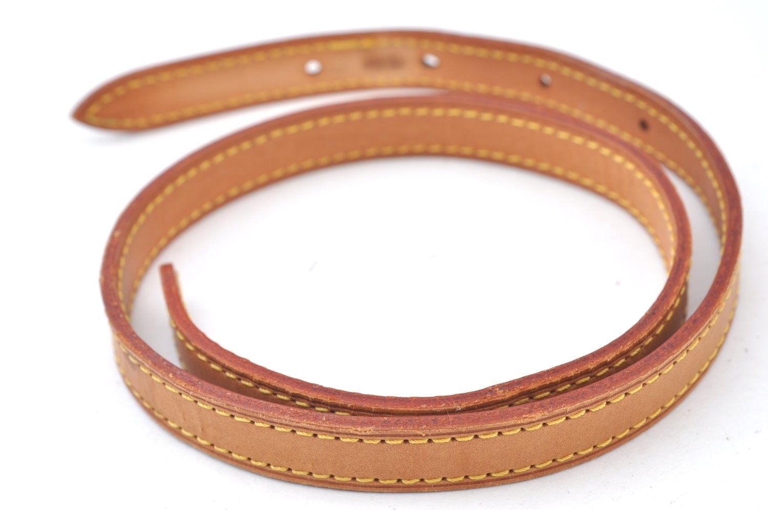 Authentic Louis Vuitton Leather Shoulder Strap For Bucket PM 27.6