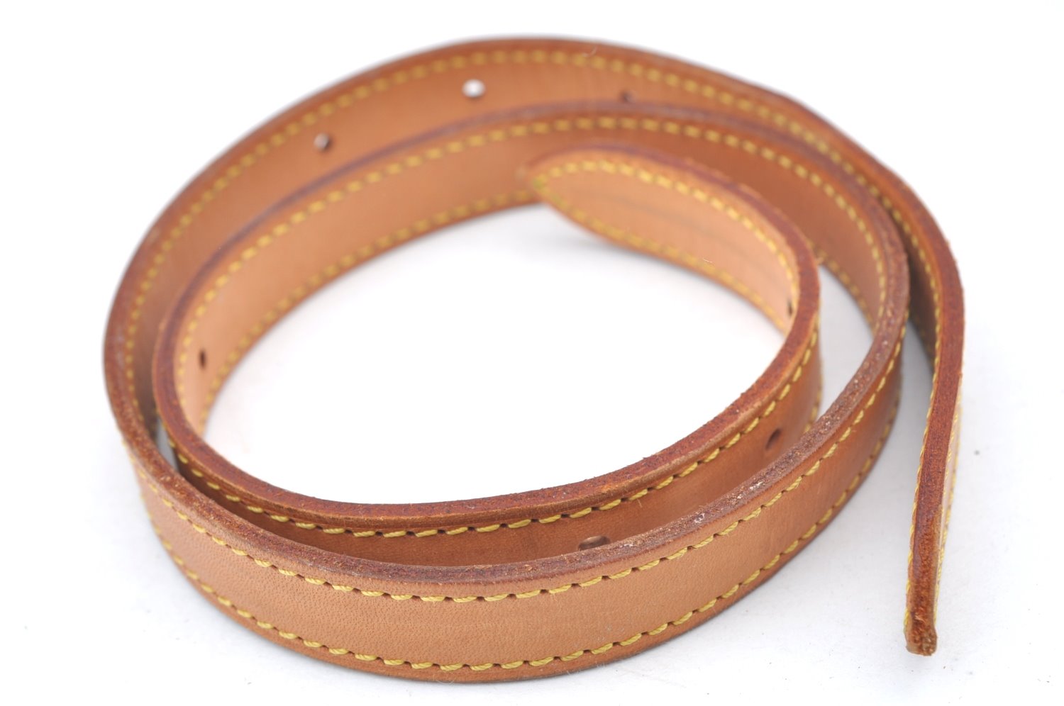 Authentic Louis Vuitton Leather Shoulder Strap For Bucket GM 31.9