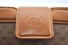 Authentic GUCCI Micro GG PVC Leather 2Way Shoulder Clutch Bag Purse Brown K4493