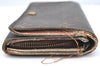 Authentic Louis Vuitton Monogram Porte Monnaie Billets Tresor Wallet Junk K4494