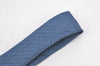 Authentic Louis Vuitton Vintage Logo Necktie Tie Silk Blue LV K4499