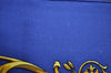 Authentic HERMES Carre 90 Scarf "LA PROMENADE DE LONGCHAMPS" Silk Navy K4501