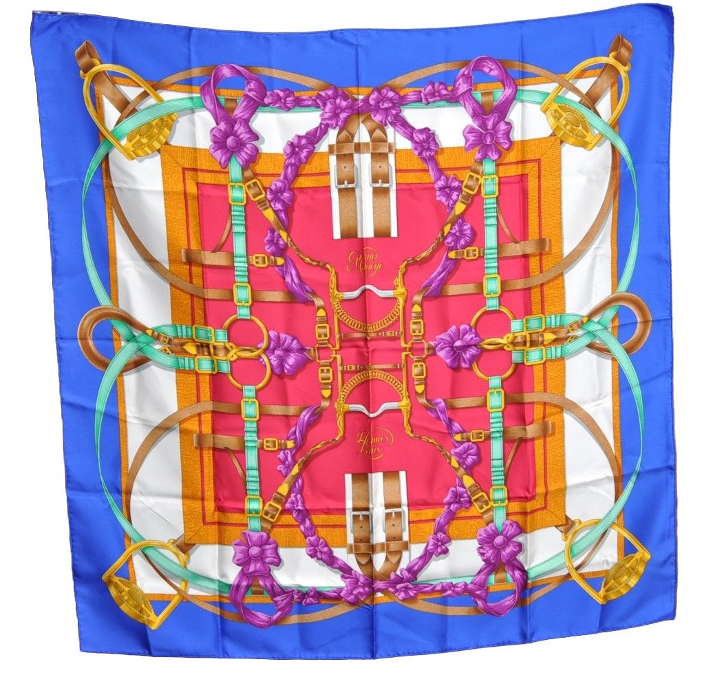 Authentic HERMES Carre 90 Scarf 