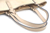 Authentic GUCCI Craft Logo Shoulder Tote Bag Purse Leather 269878 Beige K4507
