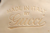 Authentic GUCCI Craft Logo Shoulder Tote Bag Purse Leather 269878 Beige K4507