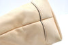 Authentic GUCCI Craft Logo Shoulder Tote Bag Purse Leather 269878 Beige K4507