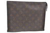 Auth Louis Vuitton Monogram Poche Toilette 26 Cosmetics Pouch Old Model LV K4514
