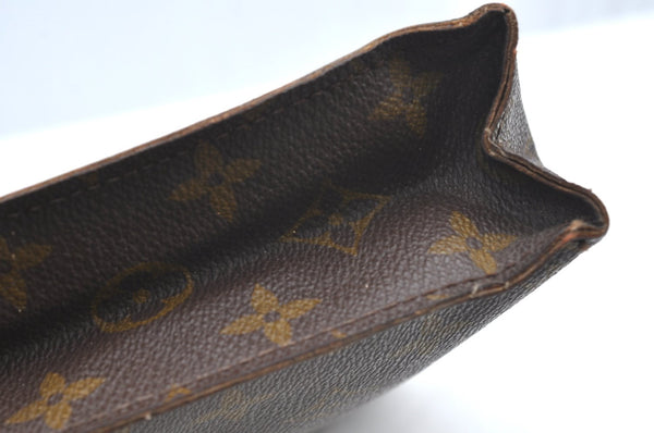 Auth Louis Vuitton Monogram Poche Toilette 26 Cosmetics Pouch Old Model LV K4514