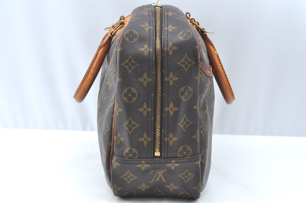 Authentic Louis Vuitton Monogram Deauville Hand Bag M47270 LV Junk K4515
