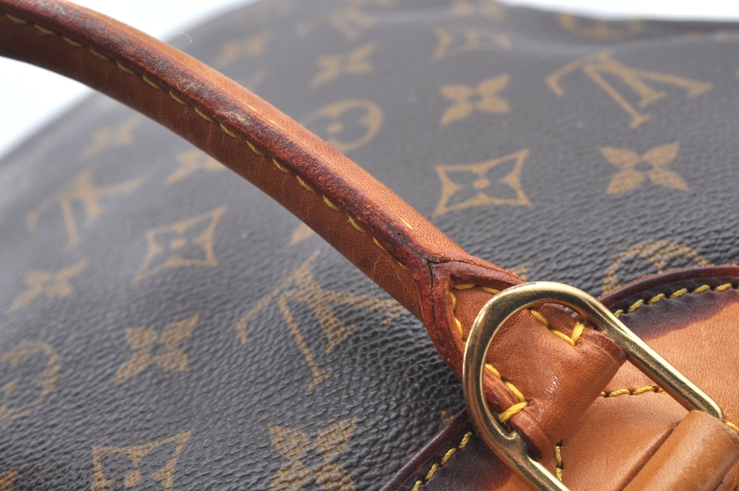 Authentic Louis Vuitton Monogram Deauville Hand Bag M47270 LV Junk K4515