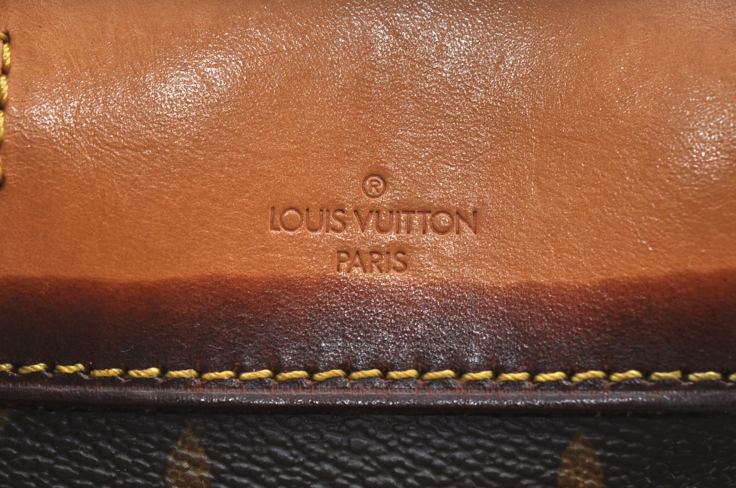 Authentic Louis Vuitton Monogram Deauville Hand Bag M47270 LV Junk K4515