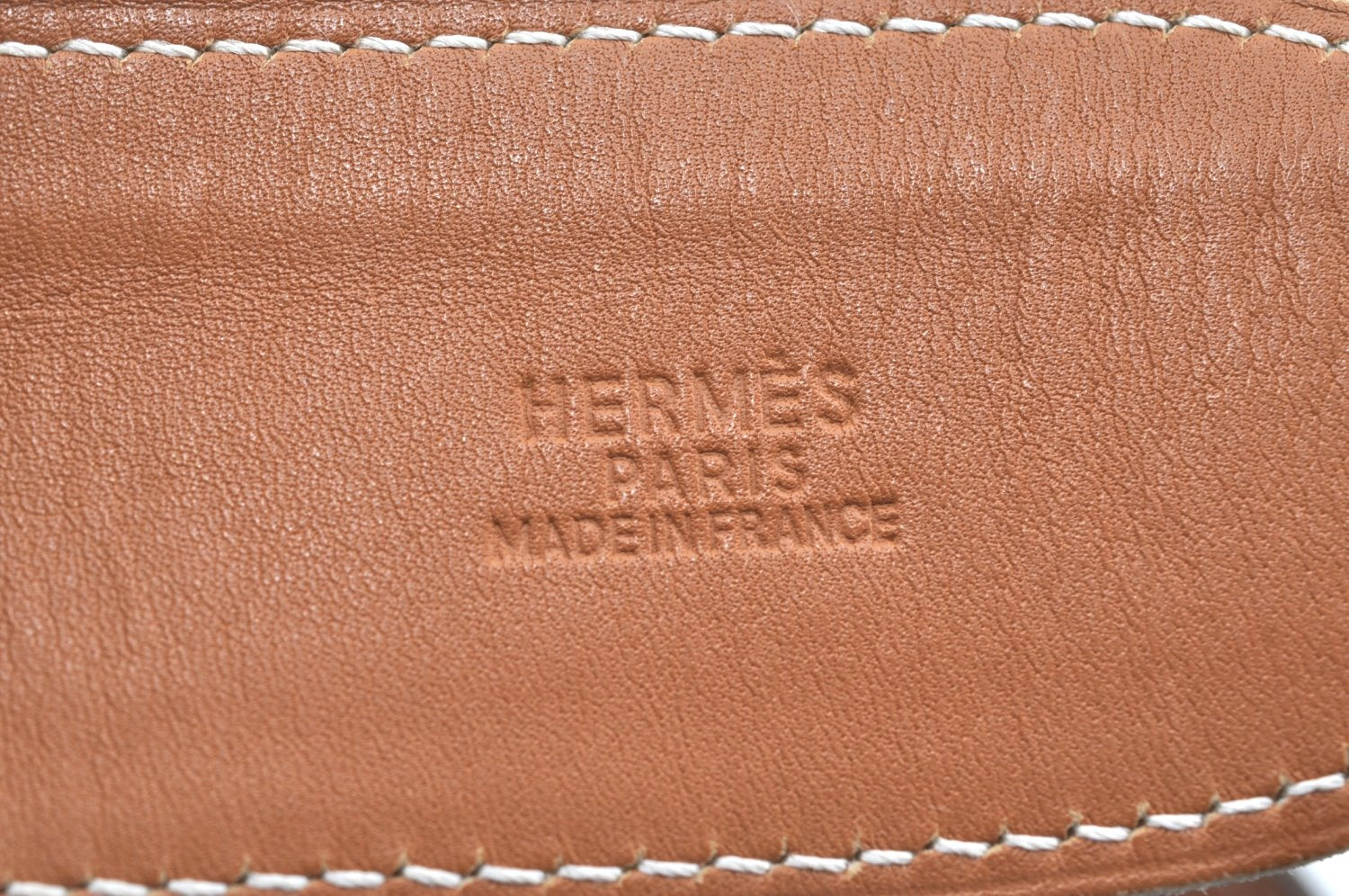 Authentic HERMES Leather Belt Size80cm 29.9-33.9