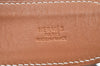 Authentic HERMES Leather Belt Size80cm 29.9-33.9" White K4516