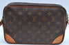 Authentic Louis Vuitton Monogram Trocadero 27 Shoulder Cross Bag M51274 LV K4517