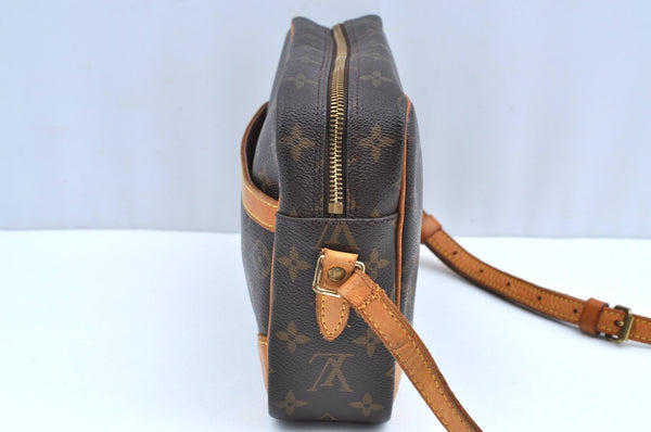 Authentic Louis Vuitton Monogram Trocadero 27 Shoulder Cross Bag M51274 LV K4517