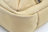 Authentic GUCCI Sherry Line Shoulder Bag Canvas Leather 90762 Beige K4521