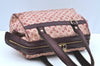 Authentic Louis Vuitton Monogram Mini Josephine PM Hand Bag Pink M92216 LV K4522
