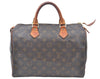 Authentic Louis Vuitton Monogram Speedy 30 Hand Boston Bag M41526 LV K4529