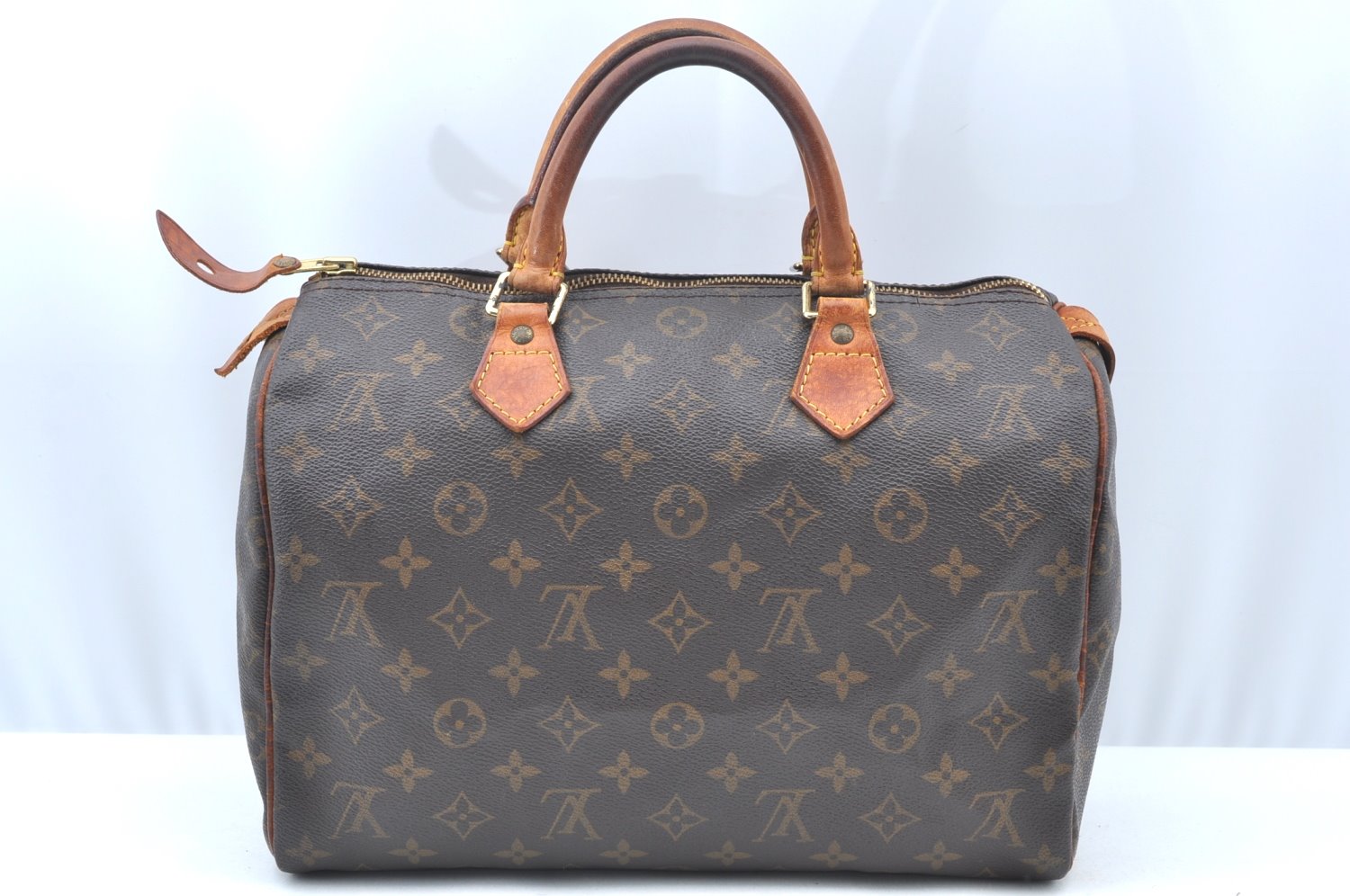 Authentic Louis Vuitton Monogram Speedy 30 Hand Boston Bag M41526 LV K4529