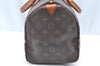 Authentic Louis Vuitton Monogram Speedy 30 Hand Boston Bag M41526 LV K4529