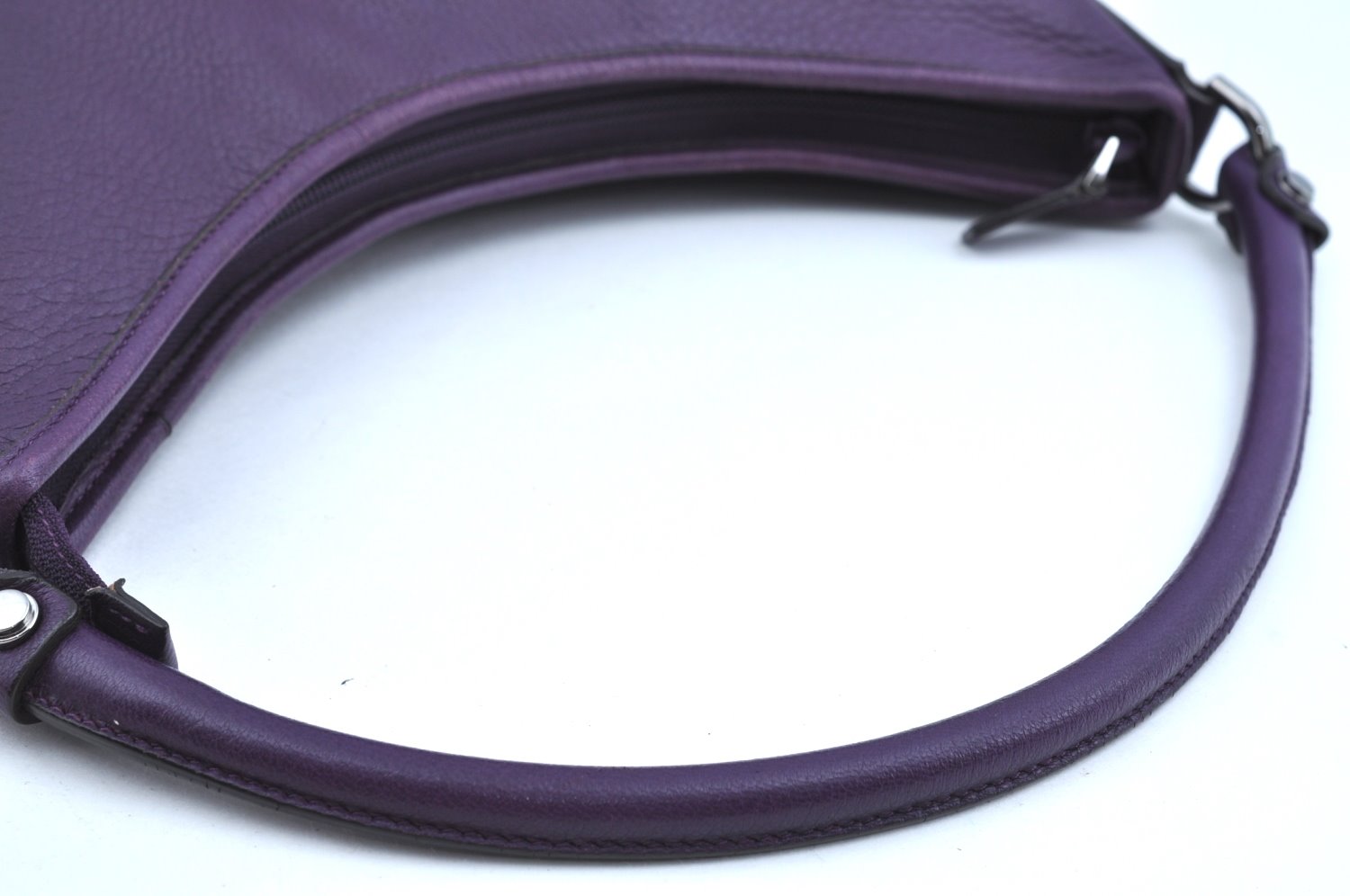 Authentic GUCCI Abbey Shoulder Hand Bag Leather 268636 Purple K4531