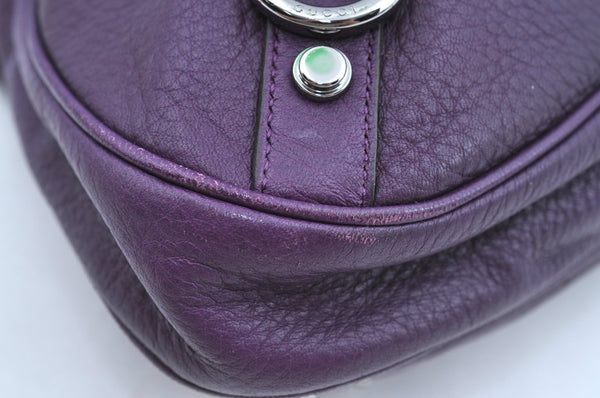 Authentic GUCCI Abbey Shoulder Hand Bag Leather 268636 Purple K4531