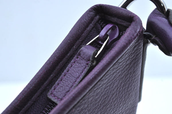 Authentic GUCCI Abbey Shoulder Hand Bag Leather 268636 Purple K4531