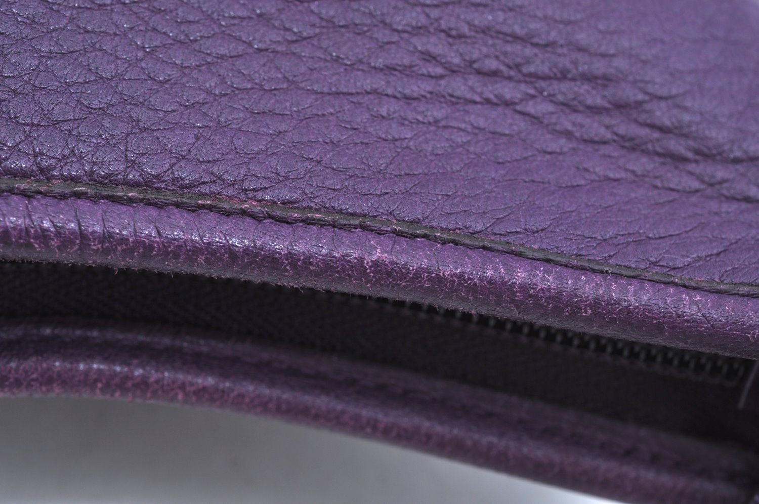 Authentic GUCCI Abbey Shoulder Hand Bag Leather 268636 Purple K4531