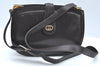 Authentic GUCCI Shoulder Cross Body Bag GG Leather Purse Brown K4533