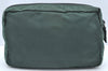 Authentic PRADA Nylon Tessuto Pouch Purse Green K4534