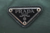 Authentic PRADA Nylon Tessuto Pouch Purse Green K4534