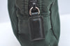Authentic PRADA Nylon Tessuto Pouch Purse Green K4534