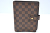 Authentic Louis Vuitton Damier Agenda MM Notebook Cover R20701 LV K4535