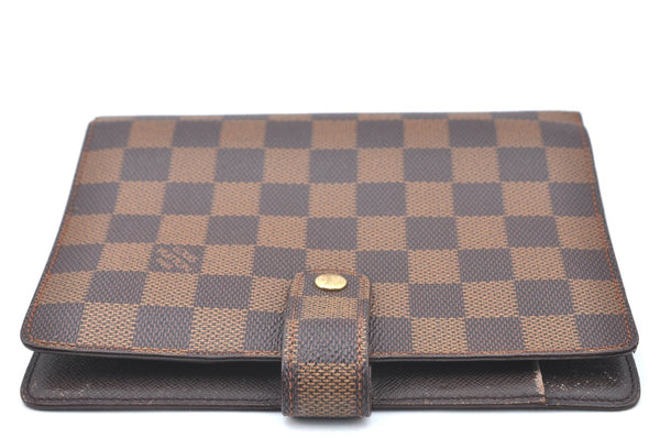 Authentic Louis Vuitton Damier Agenda MM Notebook Cover R20701 LV K4535