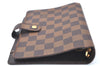 Authentic Louis Vuitton Damier Agenda MM Notebook Cover R20701 LV K4535