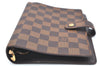 Authentic Louis Vuitton Damier Agenda MM Notebook Cover R20701 LV K4535