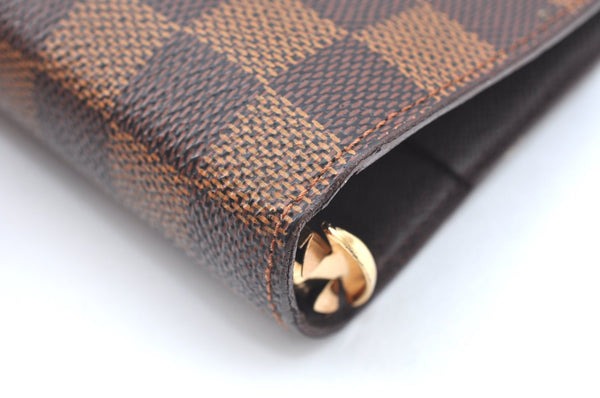 Authentic Louis Vuitton Damier Agenda MM Notebook Cover R20701 LV K4535
