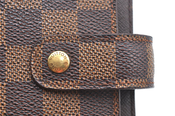 Authentic Louis Vuitton Damier Agenda MM Notebook Cover R20701 LV K4535