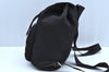 Authentic PRADA Nylon Tessuto Leather Backpack Black K4538