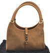 Authentic GUCCI Jackie Shoulder Hand Bag GG Suede Leather 0021068 Brown K4539