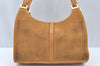 Authentic GUCCI Jackie Shoulder Hand Bag GG Suede Leather 0021068 Brown K4539