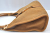Authentic GUCCI Jackie Shoulder Hand Bag GG Suede Leather 0021068 Brown K4539