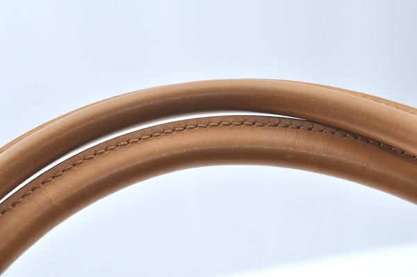 Authentic GUCCI Jackie Shoulder Hand Bag GG Suede Leather 0021068 Brown K4539