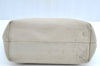 Authentic GUCCI Vintage Hand Tote Bag Leather 147654 White K4540