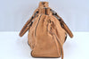 Authentic MIU MIU Leather 2Way Shoulder Hand Bag Brown K4543