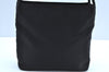 Authentic PRADA Nylon Tessuto Leather Shoulder Hand Bag Purse Black K4549