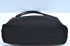 Authentic PRADA Nylon Tessuto Leather Shoulder Hand Bag Purse Black K4549