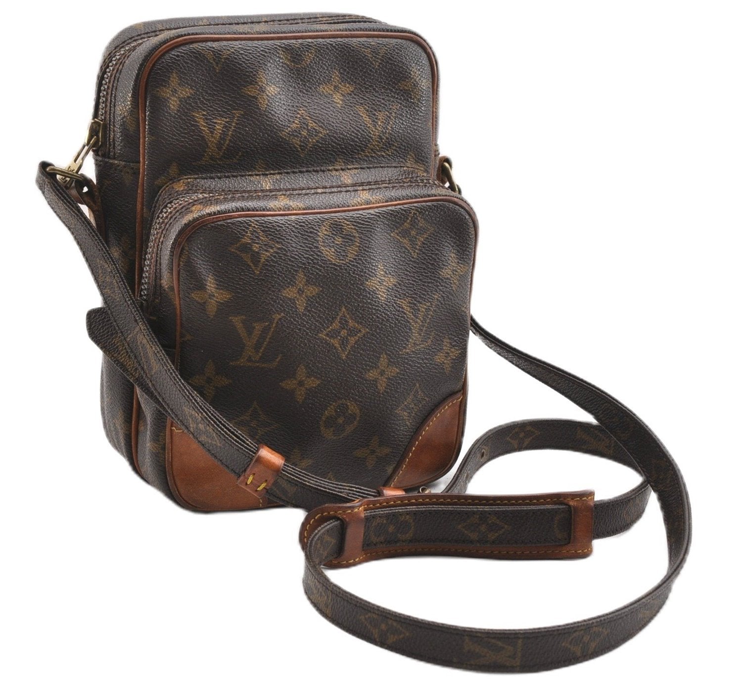 Authentic Louis Vuitton Monogram Amazone Shoulder Cross Body Bag M45236 LV K4553