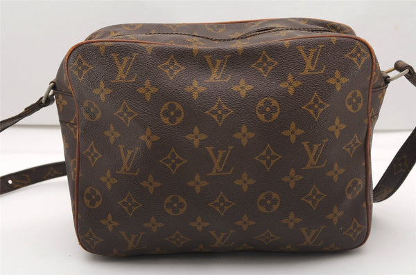 Authentic Louis Vuitton Monogram Nile Shoulder Cross Body Bag Old Model LV K4556
